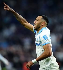Pierre-Emerick Aubameyang Strikes Twice As Resilient Marseille Edge Lyon In Ligue 1