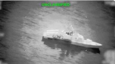 मिसाइल लॉक और 16 टारगेट तबाह... समंदर में बारूद का जाल बिछा रहीं ईरानी नावें पल भर में खाक- VIDEO