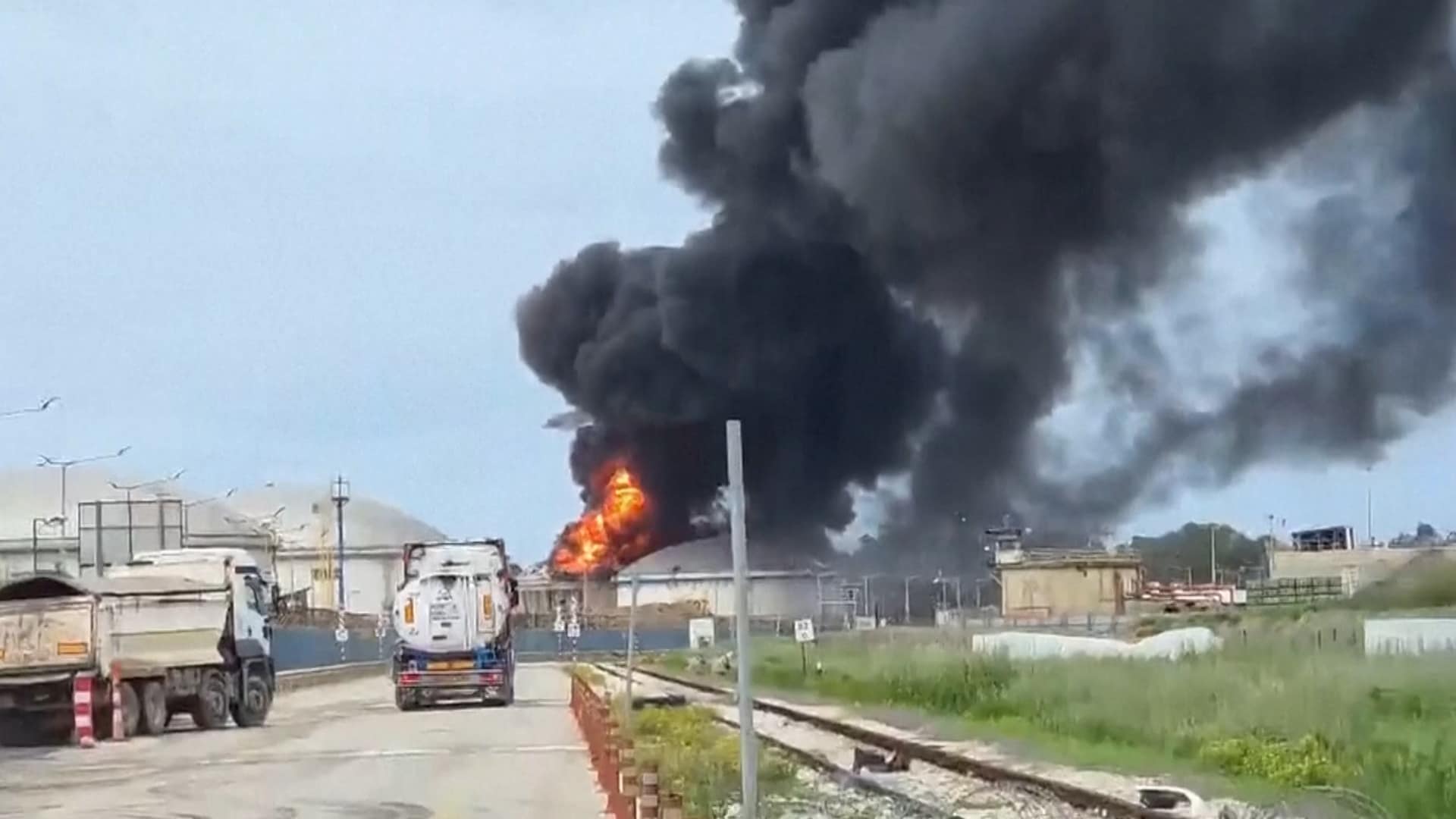 Iran Strikes Haifa Oil Refinery As War With Israel Escalates