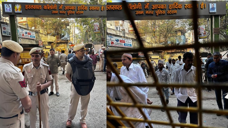 Uttam Ngar Eid : उत्तम नगर में भारी सुरक्षा के बीच ईद, 1500 से अधिक पुलिसकर्मी तैनात, ड्रोन से निगरानी