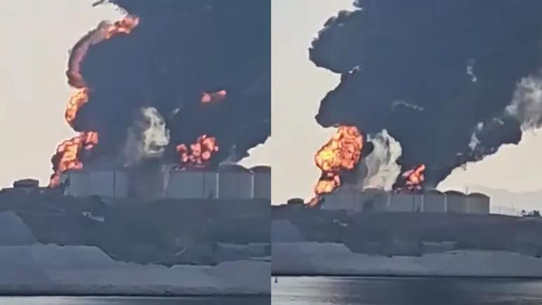 Iranian Drones Strike Oil Storage Tanks In Oman's Salalah Port