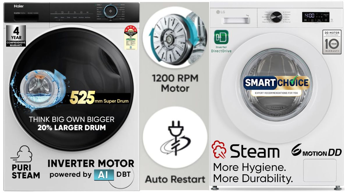 Washing Machines Under 40000 On Amazon: Haier, LG To Samsung, Check Out The Top 5