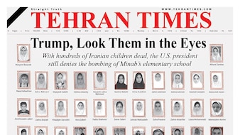 'Trump, Look Them In The Eyes': Tehran Times Frontpage's Grim Reminder