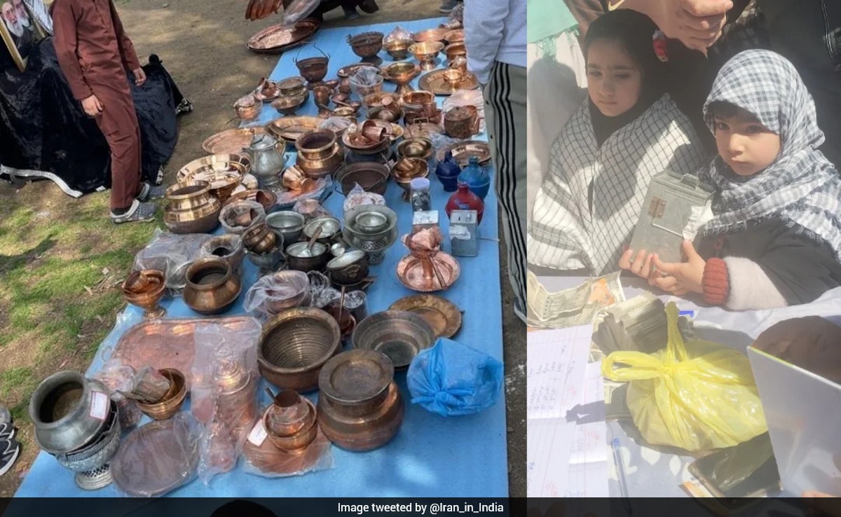 From Cash To Gold, Kashmiris Send Donations To War-Hit Iran, Tehran Says "Kindness Will Never Be Forgotten"