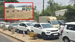 Pune News: पुणे-नाशिक महामार्गावर 'या' ठिकाणी मोठी वाहतूक कोंडी, 4 किमीपर्यंत वाहनांच्या रांगाच रांगा, Video