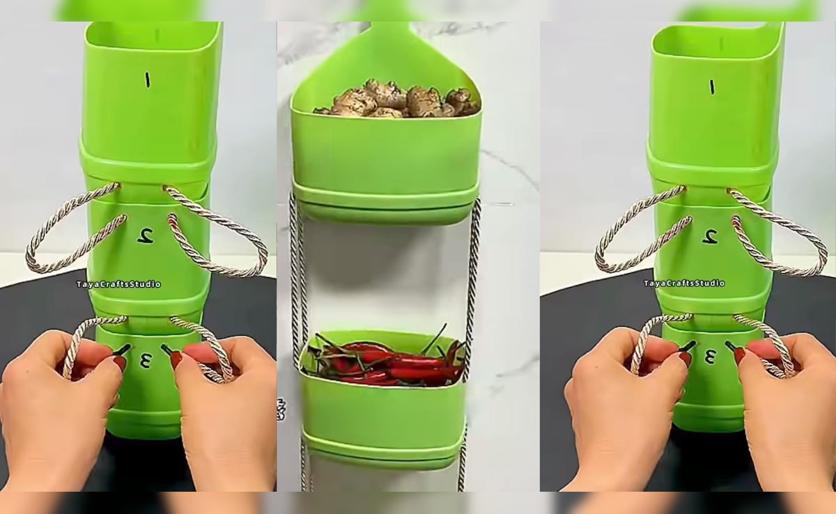 बिना पैसे खर्च किए बेकार पड़ी तेल की केन और प्लास्टिक बोतल से बनाएं शानदार Vegetable Storage