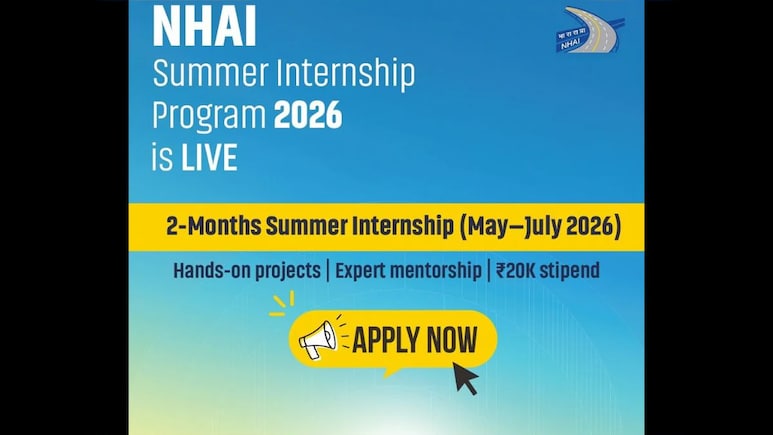 NHAI Opens Summer Internship Applications With Rs 20,000 Monthly Stipend, Know More Details