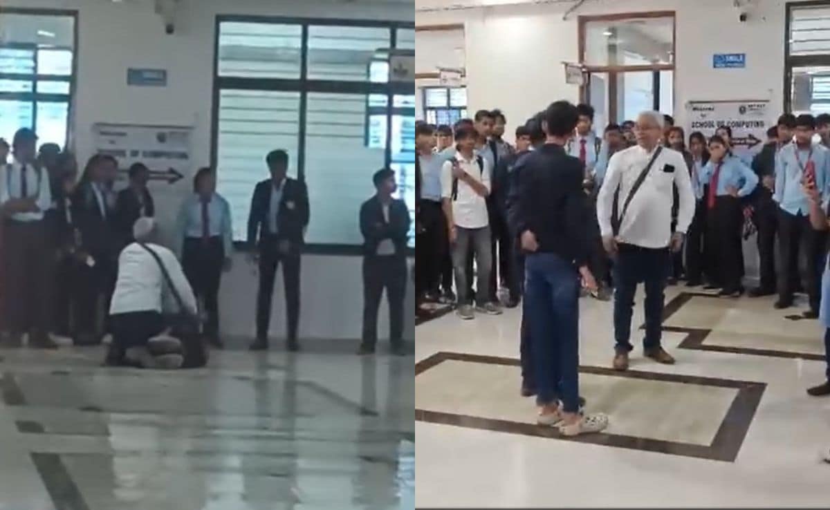 Video: Father Confronts And Beats Student For Harassing Daughter At Pune College