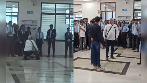 Video: Father Confronts And Beats Student For Harassing Daughter At Pune College