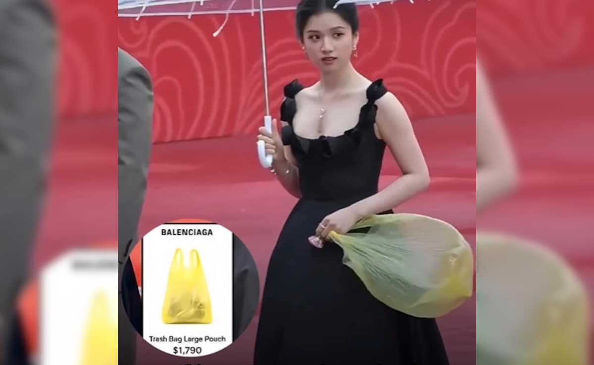 इंटरनेशनल फिल्म फेस्टिवल में प्लास्टिक की पन्नी लेकर पहुंचीं मशहूर चीनी एक्ट्रेस, इंटरनेट पर वायरल, लोगों ने किए मजेदार कमेंट्स