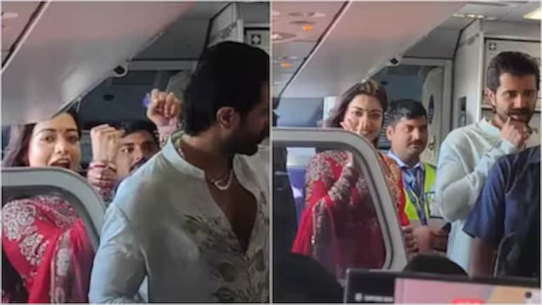 Viral Video: Newlyweds Rashmika Mandanna And Vijay Deverakonda Fly Economy After Their Luxury Wedding In Udaipur