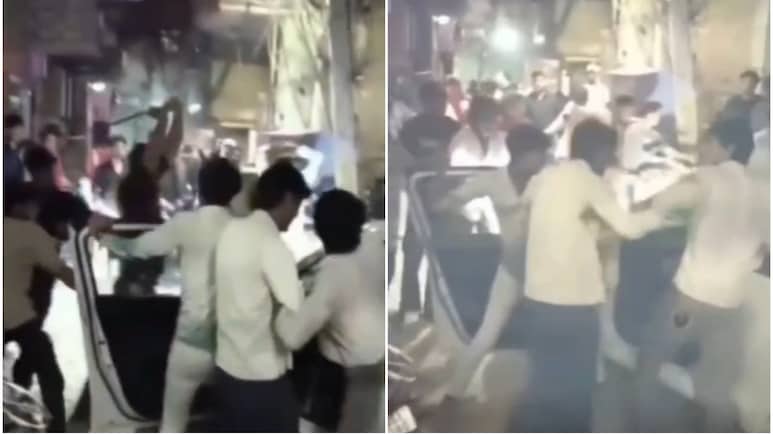 दिल्&zwj;ली के संगम विहार में रोड रेज का तांडव, बाइक सवार ने साथियों के साथ मिलकर परिवार पर किया हमला