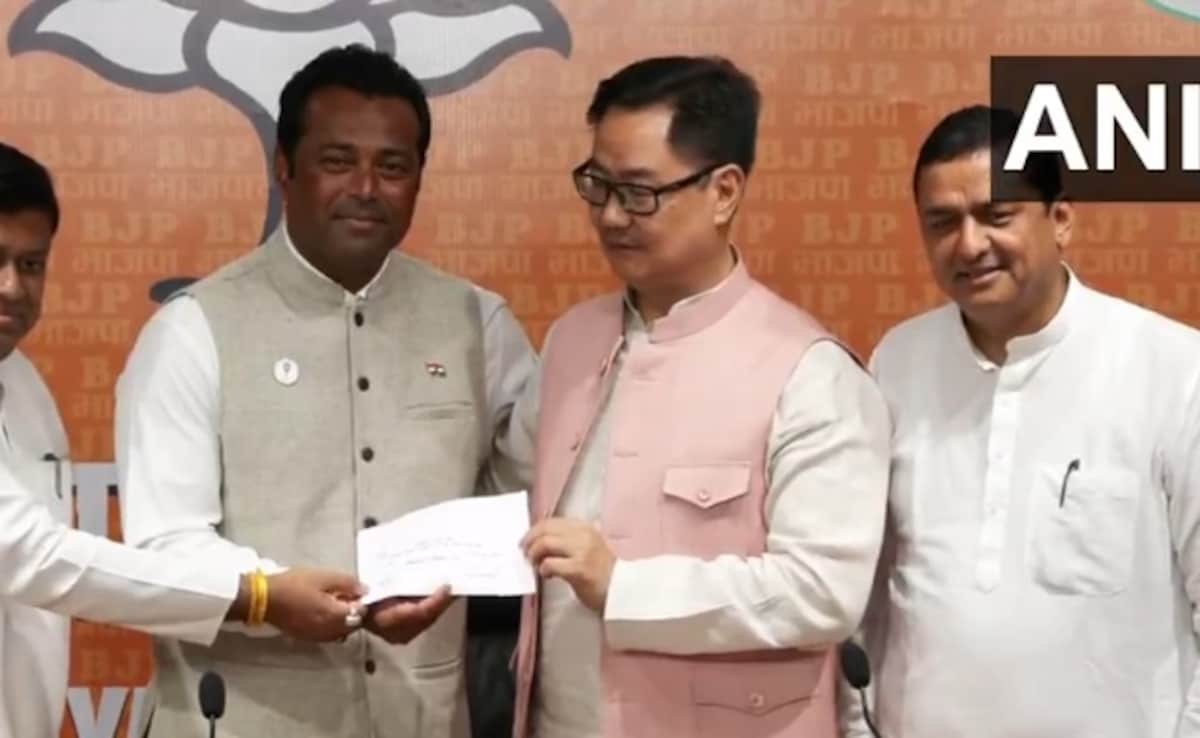 पूर्व टेनिस खिलाड़ी लिएंडर पेस बीजेपी में हुए शामिल, बोले- ये मेरे जीवन का बड़ा दिन