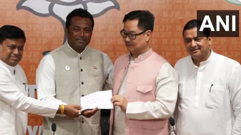 पूर्व टेनिस खिलाड़ी लिएंडर पेस बीजेपी में हुए शामिल, बोले- ये मेरे जीवन का बड़ा दिन