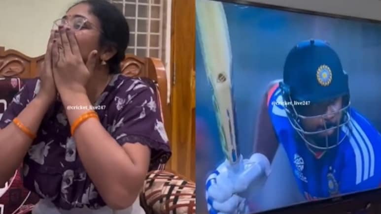 Video: बेटे संजू सैमसन की 97 रन की पारी को देख ऐसे झूम उठी मां, आंखों से निकल पड़े आंसू