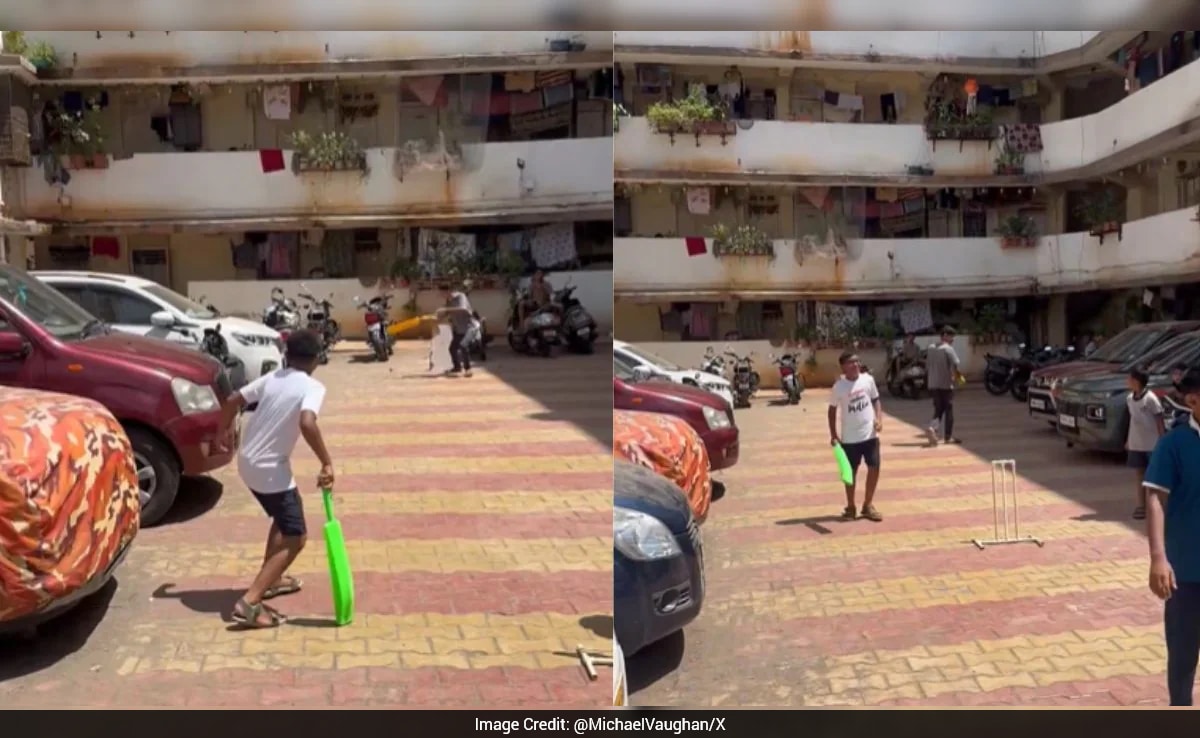 Former England Captain Michael Vaughan Shares Mumbai Gully Cricket Moment, Praises Young Lad