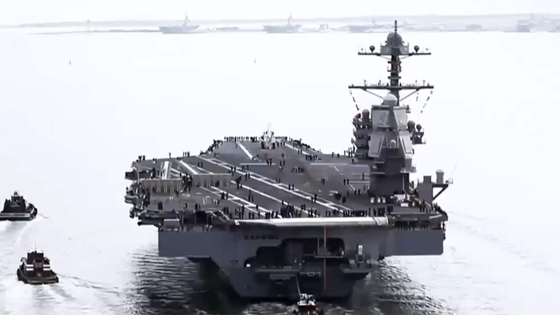 USS Gerald R. Ford OUT of Iran War After Fire