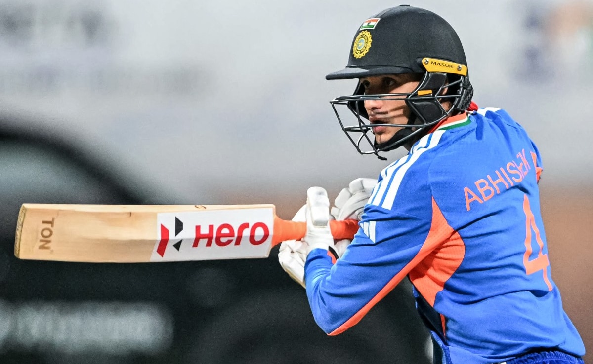 Abhishek Sharma Poor T20 World Cup Run Continues, Falls To Off-Spin For Third Time