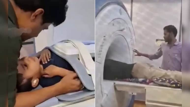 MRI मशीन के शोर से कांप रहा था मासूम, फिर पिता ने जो किया उसे देख भर आएंगी आपकी आंखें!