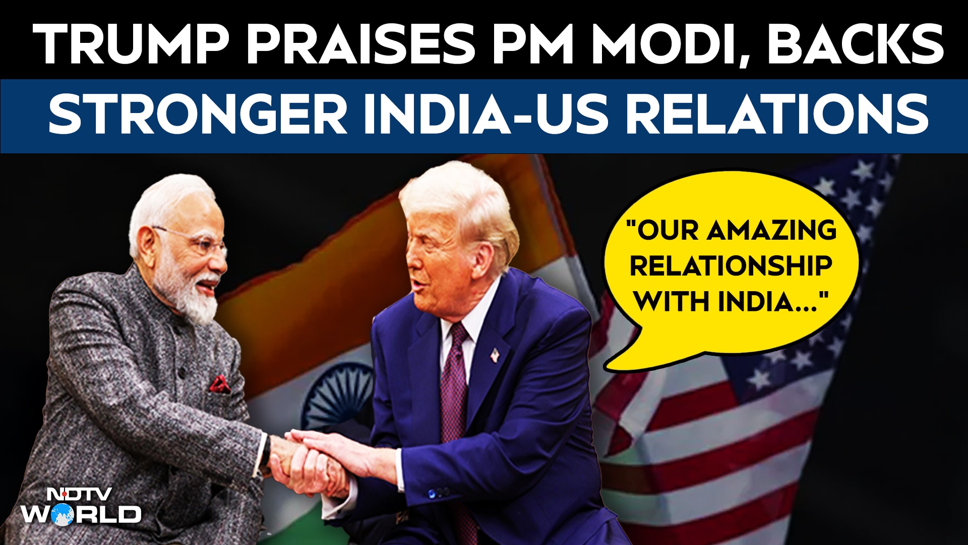 Trump Praises PM Modi Amid War, Signals Stronger India-United States Relations