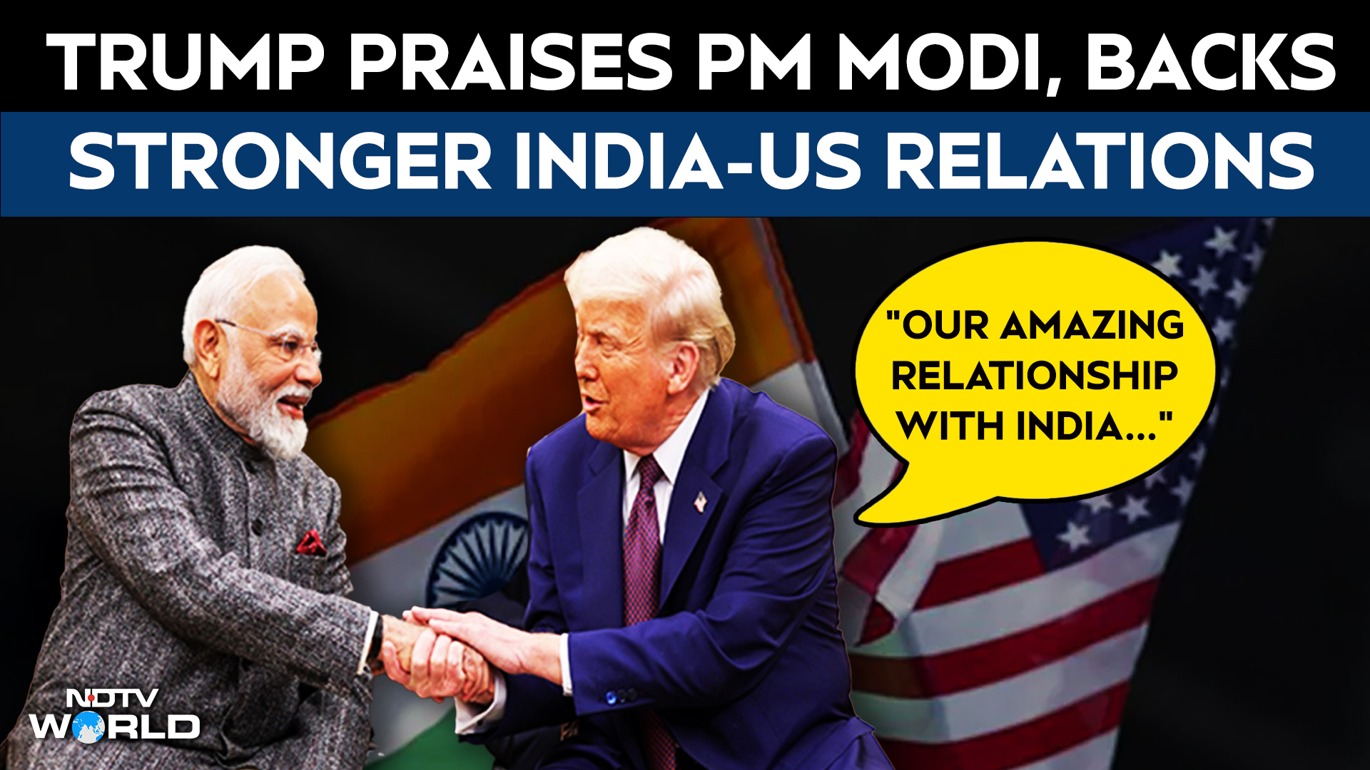 Trump Praises PM Modi Amid War, Signals Stronger India-United States Relations