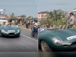 पश्चिम बंगाल की सड़क पर दौड़ी 1957 की Jaguar XKSS, दुनिया की रेयर क्लासिक स्पोर्ट्स कारों में से है एक, देखें वीड&zwj;ियो