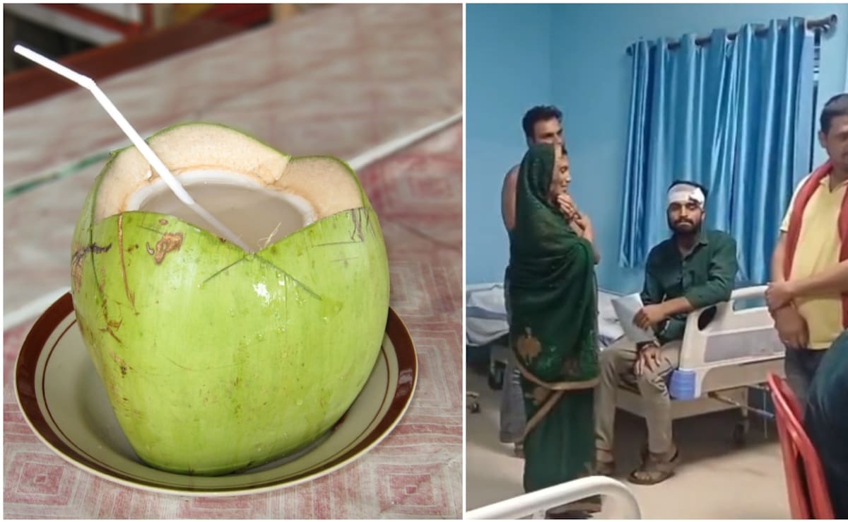 50 रुपये के नारियल में पानी कम निकला तो बीच बाजार में मच गया तांडव, 10 लोग लहूलुहान