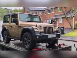 Mahindra Thar Earth Edition Owner Gets SUV Delivered To UK: Video