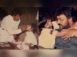 On Ram Charan's 41st Birthday, Father Chiranjeevi Shares Sweet Childhood Pics, Writes Emotional Note