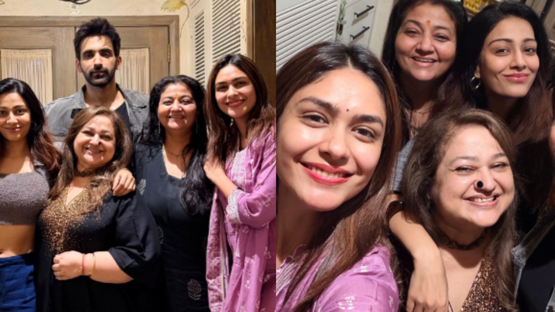 Mrunal Thakur Reunites With <i>Kumkum Bhagya</i> Co-Stars At Her Home After Years. A Viral Video Follows