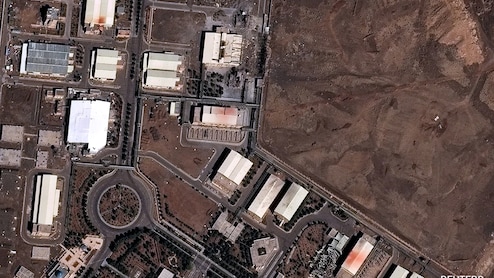 Iran Says Natanz Nuclear Facility Hit Again In Strikes, No Leak Reported