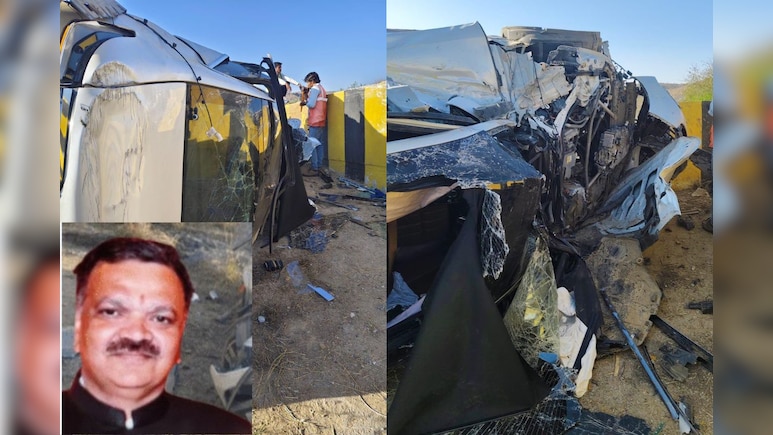 ग&zwj;िर&zwj;िराजजी के दर्शन करने जा रहे शकुन ग्रुप के एमडी की हादसे में मौत, दिल्ली-मुंबई एक्सप्रेसवे पर टकराई BMW