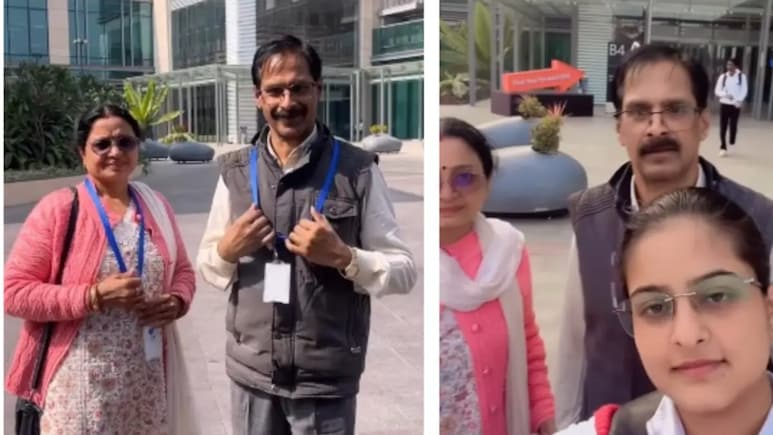 Watch: Microsoft Employee Shares "Dream Come True" Moment As Parents Visit Her Office In Hyderabad