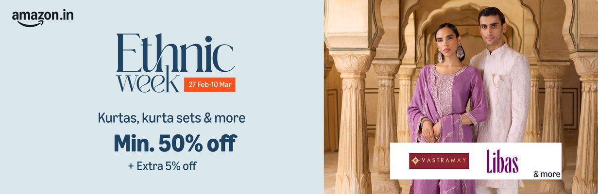 Amazon Ethnic Week is live now with exclusive discount on top brands like BIBA, Soch, Libas and more