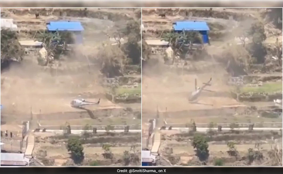 Video: Nepal Chopper Was About To Land, Then Things Went Horribly Wrong