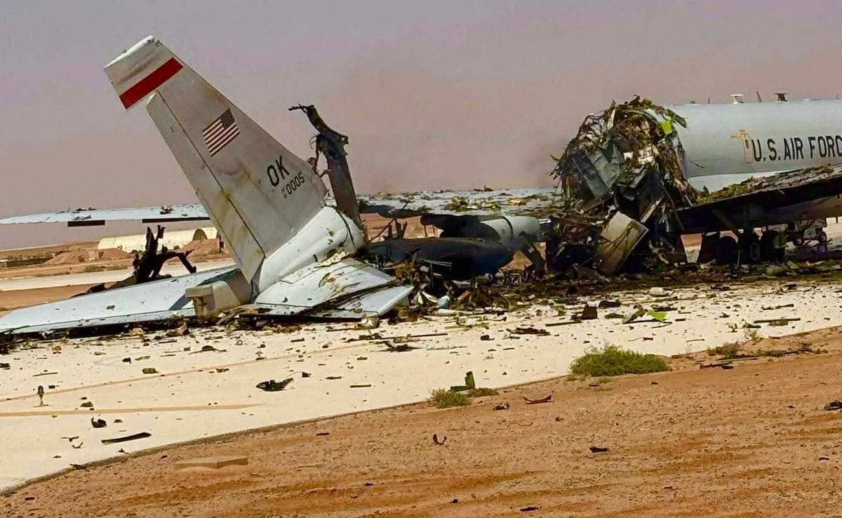 Images Show Crucial American E-3 Sentry Aircraft Damaged At Saudi Air Base