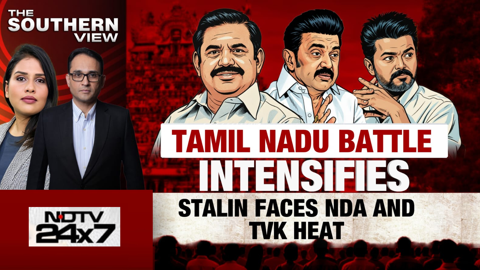 Tamil Nadu Battle Intensifies: Stalin Faces NDA And TVK Heat