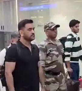 T20 World Cup: MS Dhoni Arrives In Ahmedabad Ahead Of India vs New Zealand Final