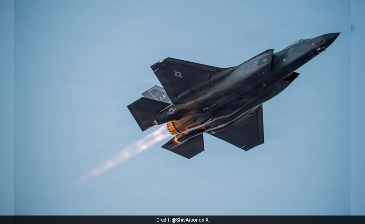 Video: Moment When US F-35 Stealth Fighter Was Hit In Skies Above Iran