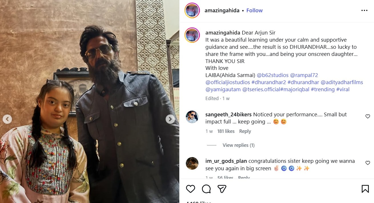 Instagram/Ahida Sarmai