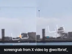 On Camera, Iranian Drone Strikes Oman Port, Black Smoke Seen Rising