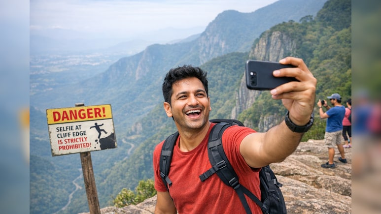 सेल्फी का शौक पड़ा भारी, 100 फुट गहरी खाई में जा गिरा, रेस्क्यू टीम रातभर ढूंढती रही