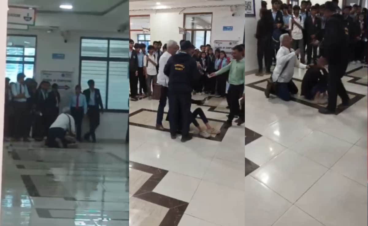 पुणे में बेटी को छेड़ना मनचले को पड़ा भारी, पिता ने कॉलेज के बाहर सरेआम कर दी 'धुलाई', वीडियो वायरल