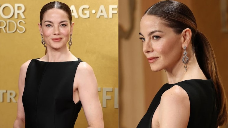 <i>The White Lotus</i> Star Michelle Monaghan Dazzles In Sabyasachi Jewels At The Actor Awards