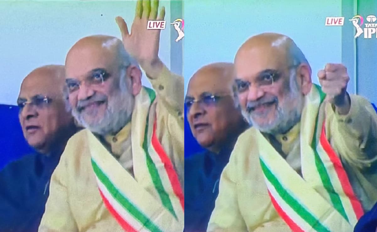 हाथ उठाया, जोश भरा... वर्ल्ड कप फाइनल देखने पहुंचे गृहमंत्री अमित शाह, टीम इंडिया का बढ़ाया हौसला