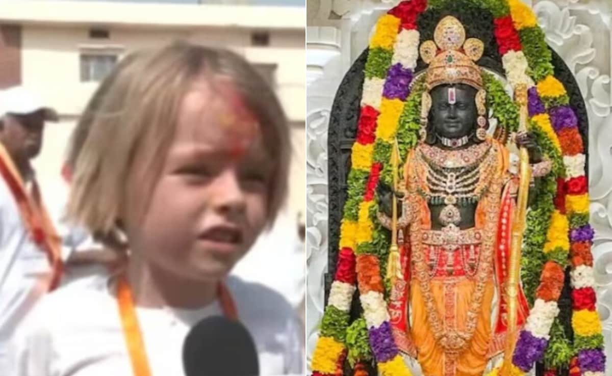 जर्मनी से आई बच्ची ने अयोध्या में किए रामलला के दर्शन, भारत के बारे में बोल दी ऐसी बात, वायरल हो गया वीडियो