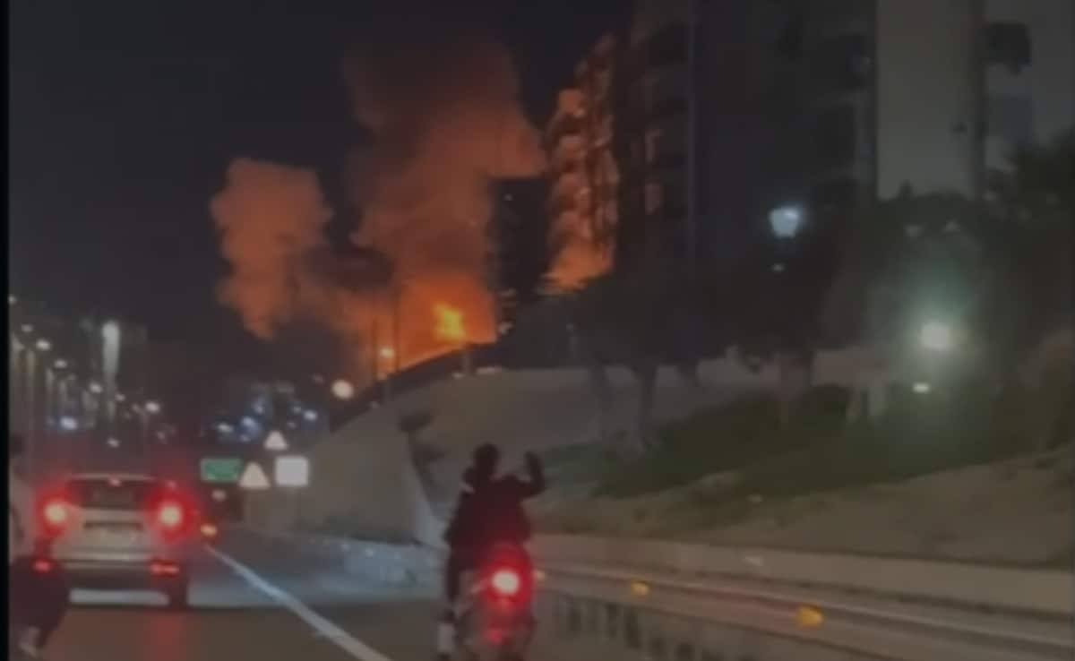 Video Captures Blast On Beirut Airport Highway As Regional Conflict Deepens