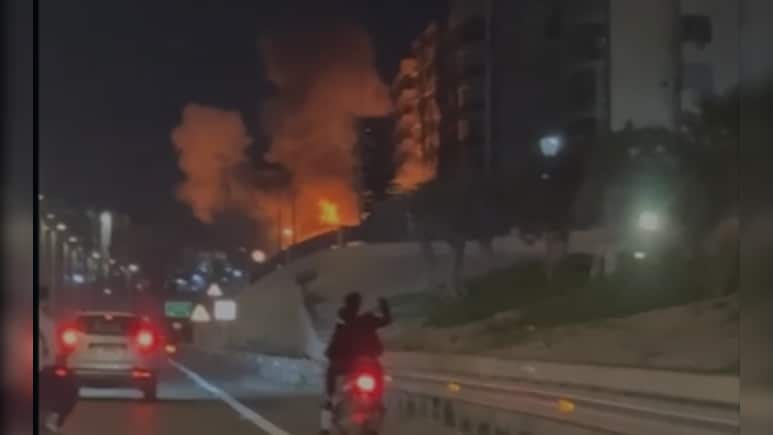 Video Captures Blast On Beirut Airport Highway As Regional Conflict Deepens