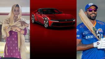 Hardik Pandya's New Ferrari Gets Desi Welcome From Mahieka Sharma