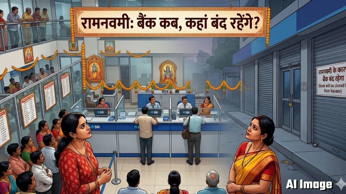 Bank Holiday on Ram Navami: रामनवमी पर बंद रहेंगे बैंक, कहां कब है छुट्टी? नोट कर लीजिए नहीं तो लग सकता है 4 दिन का चक्&zwj;कर!